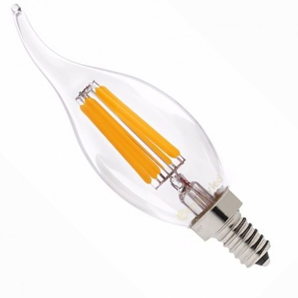 Светодиодная лампа Led SVK E14 7.5W 220V Candle Tail Filament