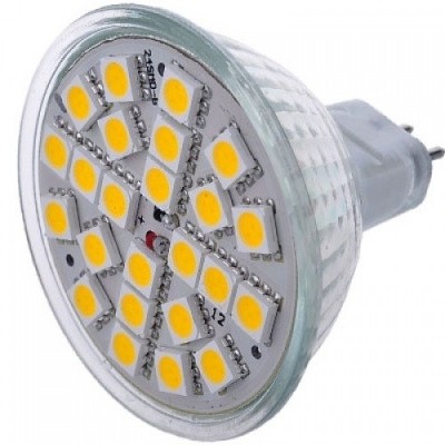 Светодиодная лампа Led SVK GU5.3 5W 220V Glass